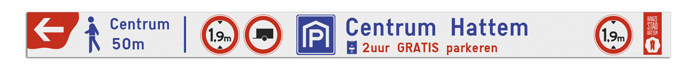 Bordpaneel Alupanel 5300x3700x2mm (2-delig 2650mm) - gem. Hattem parkeergarage