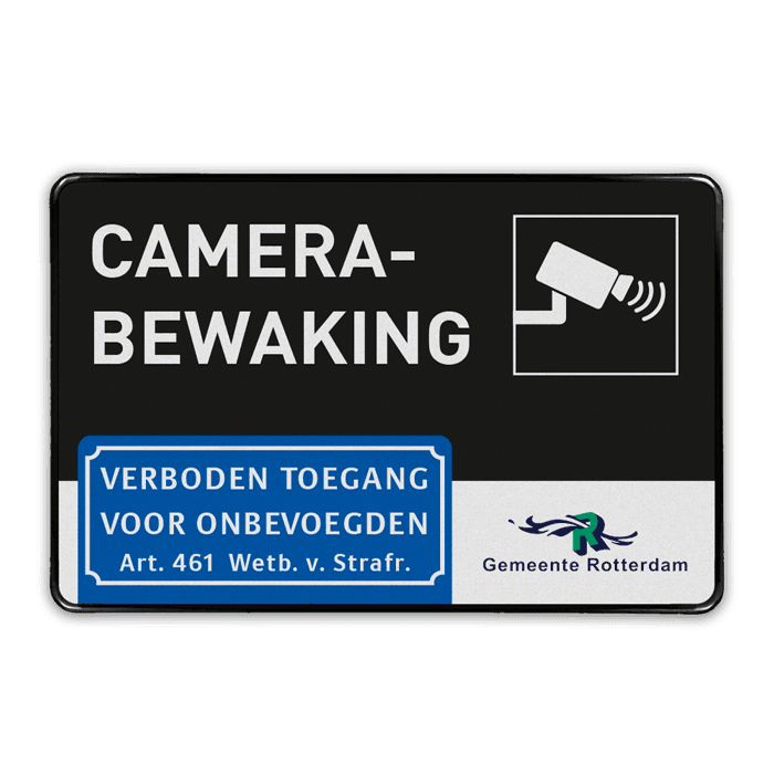 Camerabewaking bord rechthoek 3:2  reflecterend  - SteadyRocks