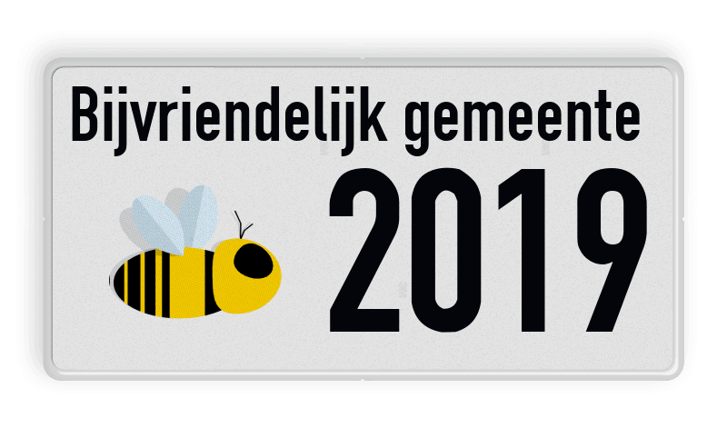Informatiebord Natuur en Milieu - Bijvriendelijke gemeente