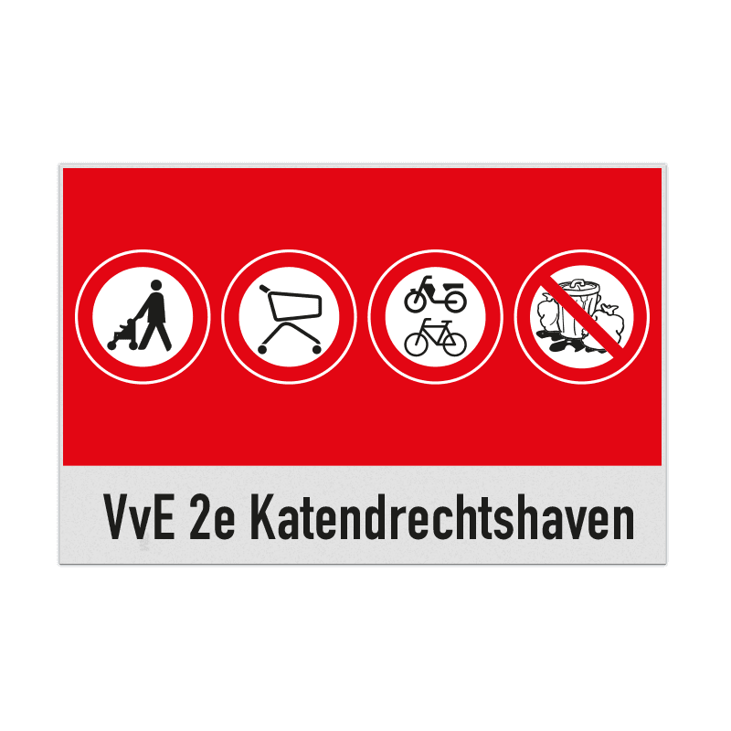 Toegangsbord - Verboden