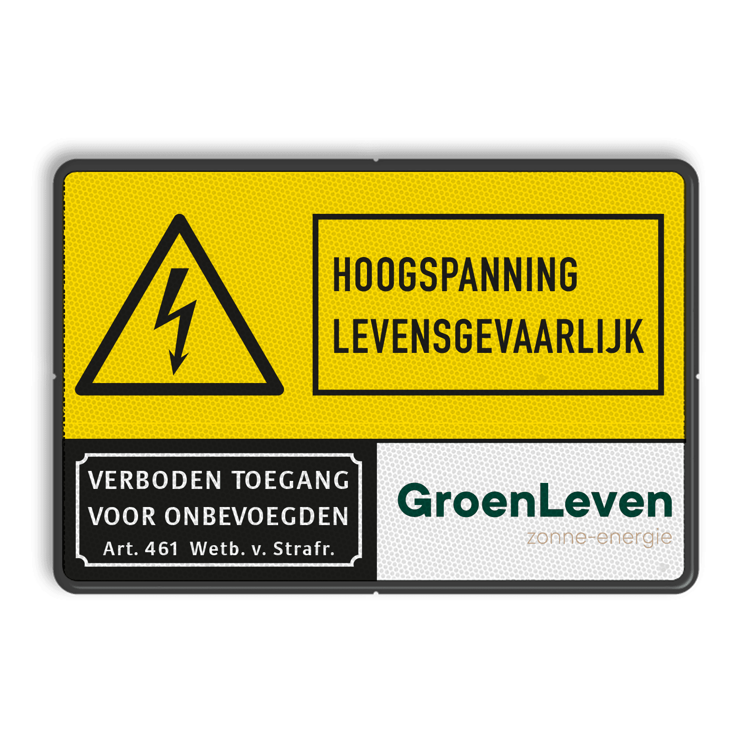 Informatiebord 3:2 - Hoogspanning | GroenLeven