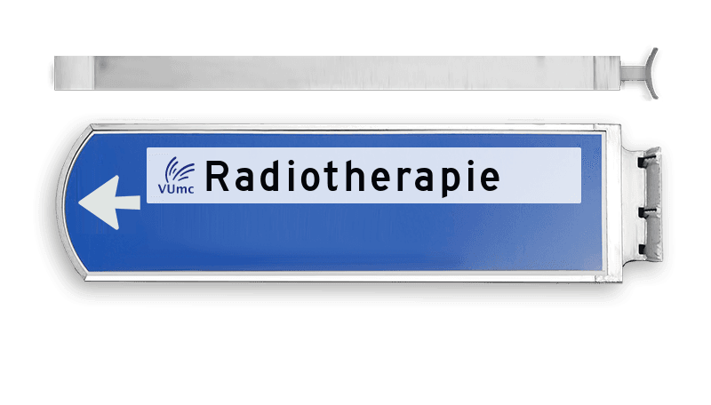 LED Lichtwegwijzer LWW1rw met RVS behuizing 1875x120x580mm