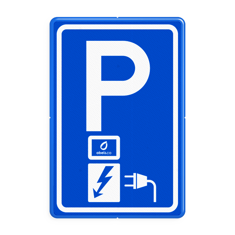 Verkeersbord RVV E08o - oplaadpunt Abel&Co - BE04a