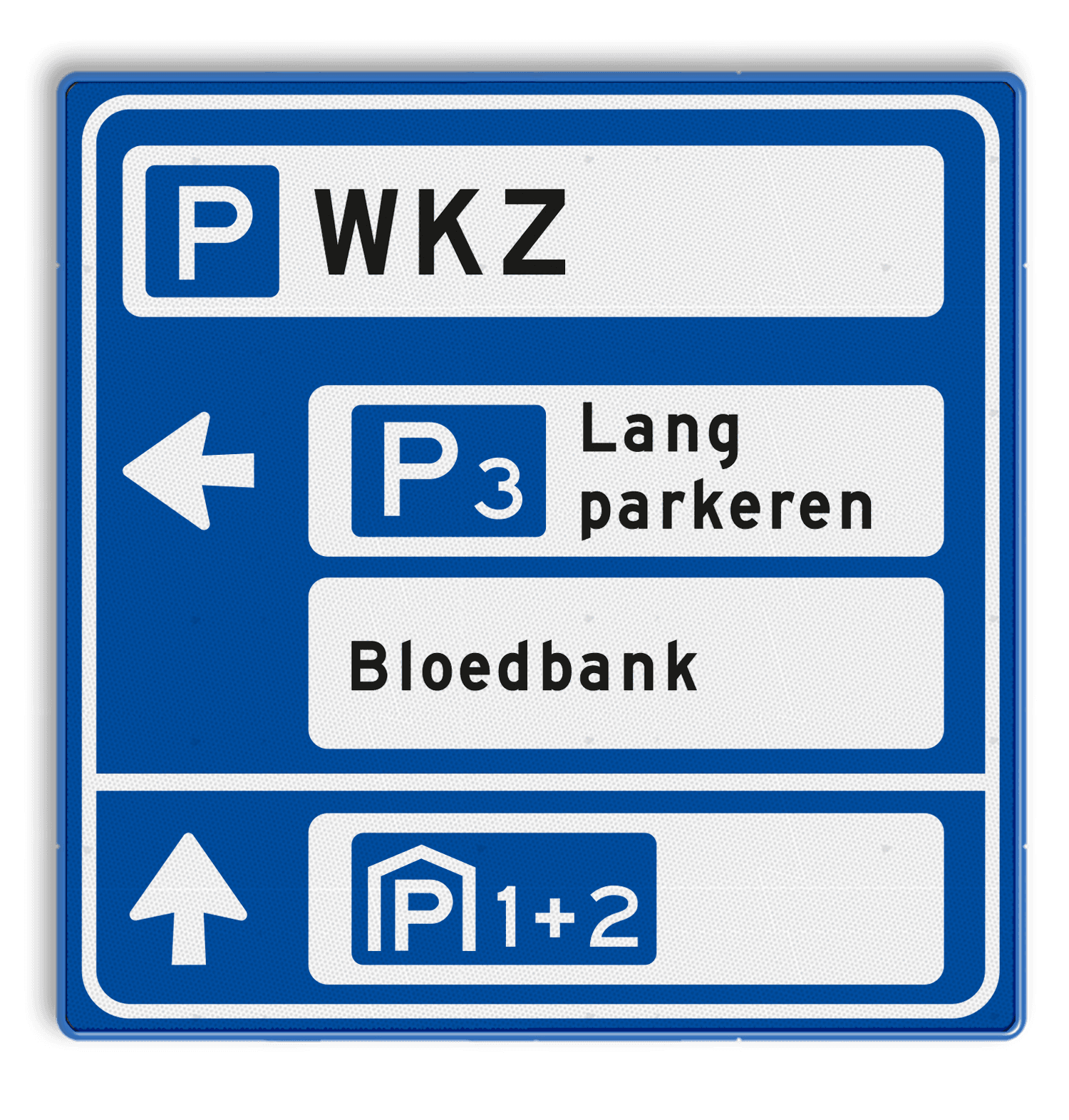 Bewegwijzering  1:1  UMC - 1 bestemming