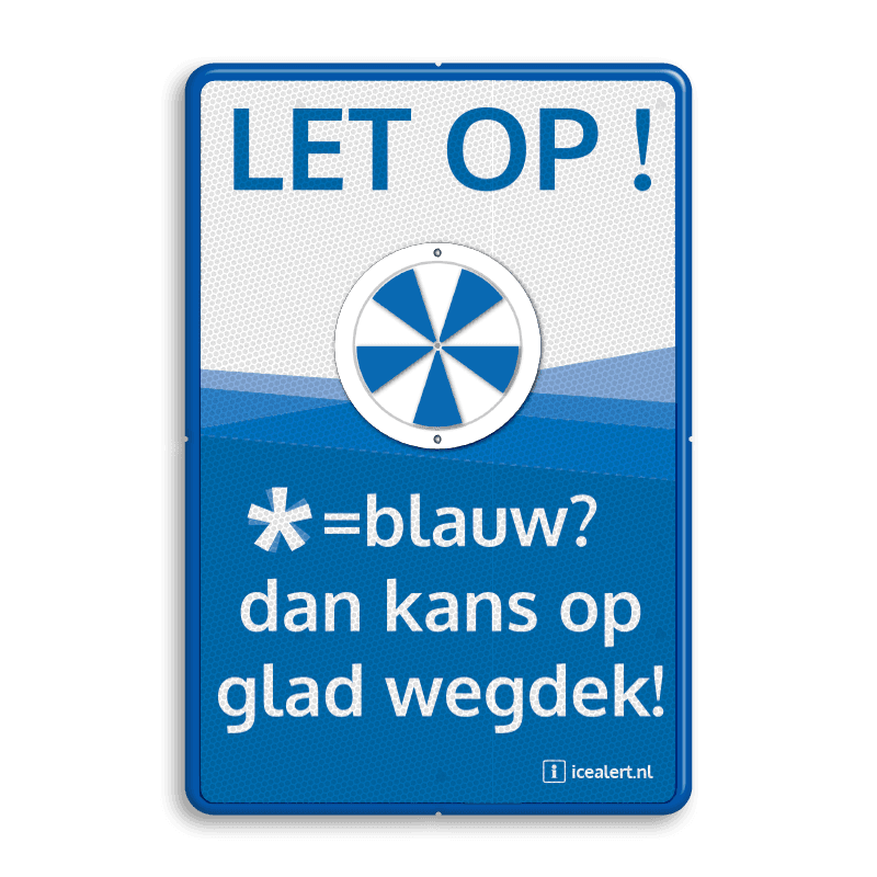 ICE ALERT Informatiebord 400x600mm