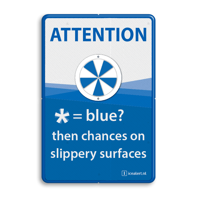 ICE ALERT Informatiebord EN 400x600mm