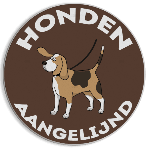 Verkeersbord - Honden aangelijnd