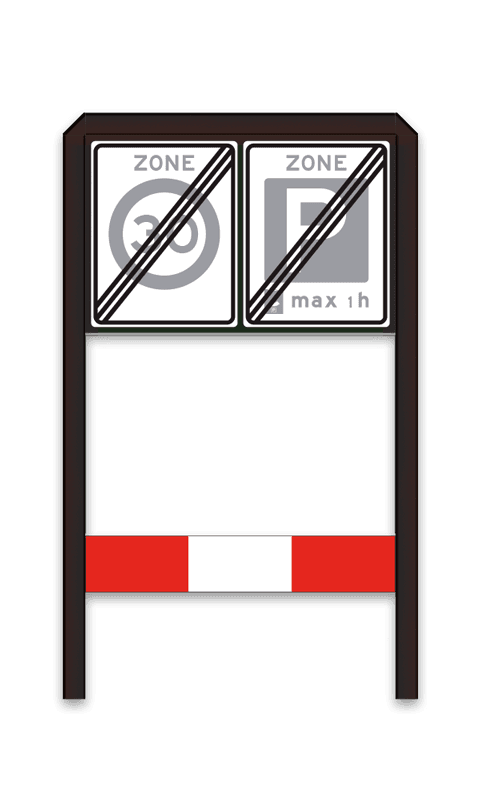 Zoneportaal TS_SQC met 2x RVV zone - 1x schrikhekplank