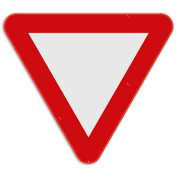 Verkeersbord SB250 B1 - Voorrang verlenen