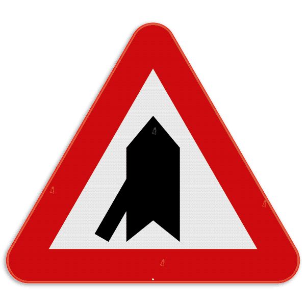 Verkeersbord SB250 B15b - Voorrang op kruisende zijweg