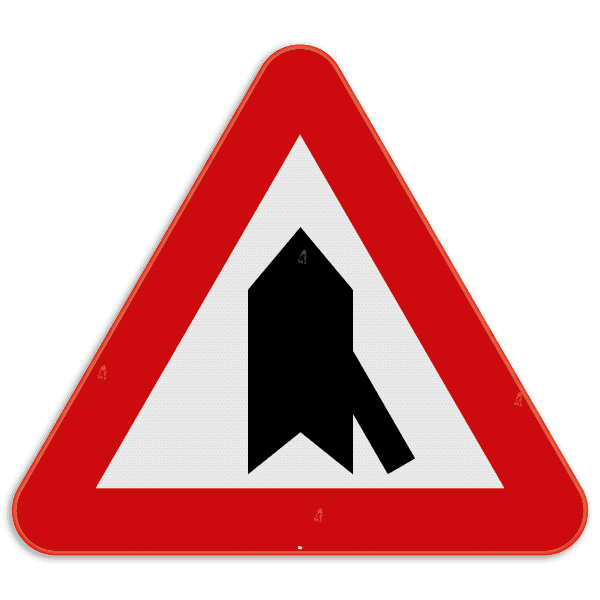 Verkeersbord SB250 B15g - Voorrang op kruisende zijweg