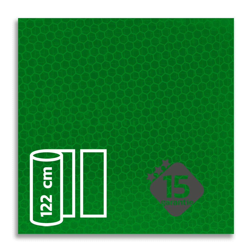 Classe 3 - Film réfléchissant vert T-7507-B - largeur 1220 mm
