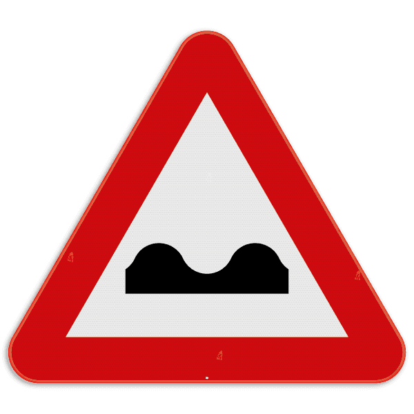 Panneau SB250 - A13 - Cassis ou dos d'âne