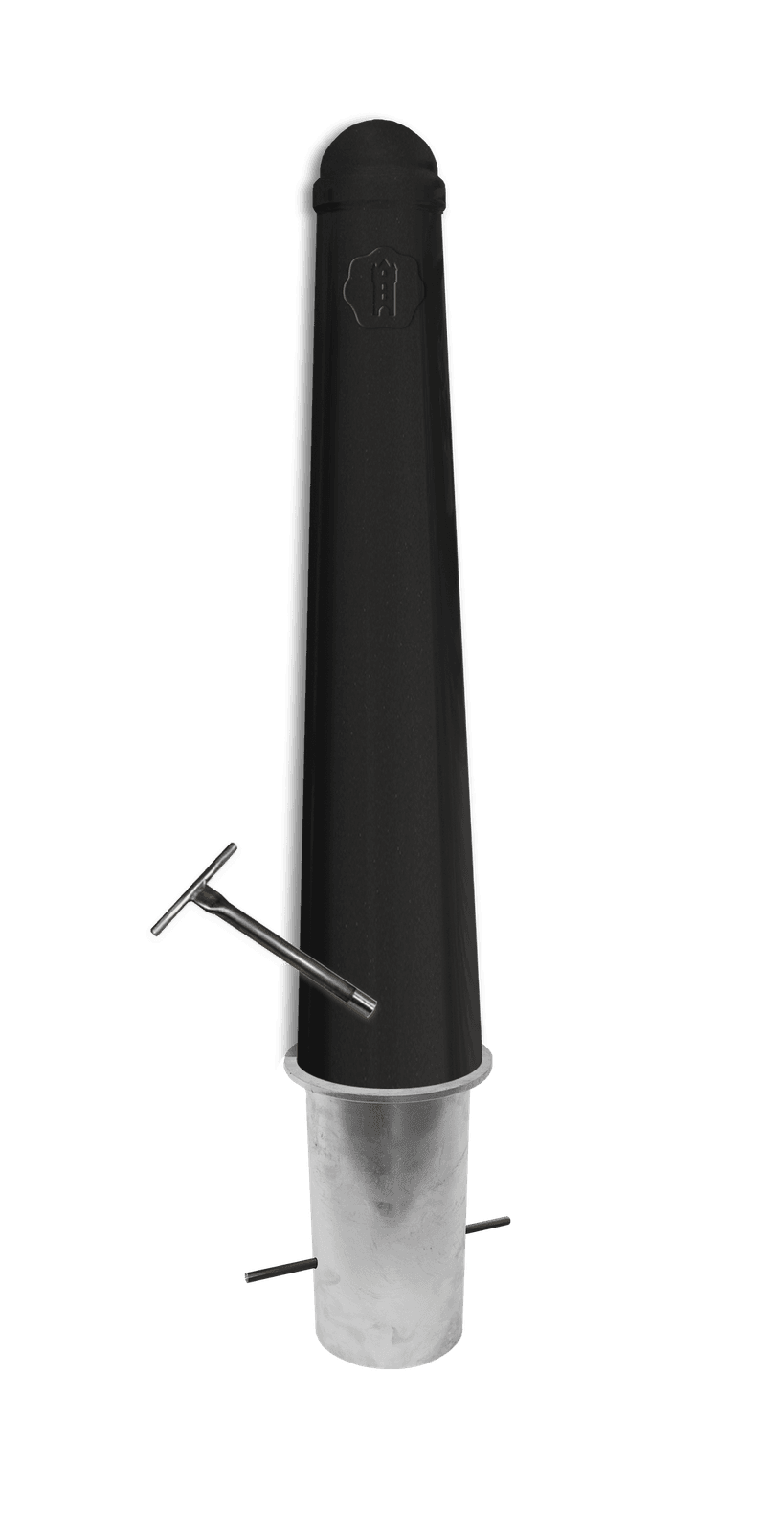 Hanzestadter Ø164x750mm verwijderbaar met grondstuk 305mm