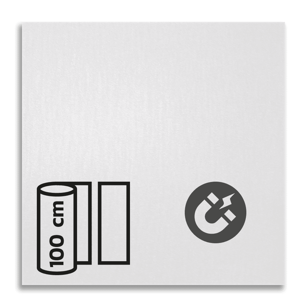 Magneetbord reflecterend klasse 1 T-1500