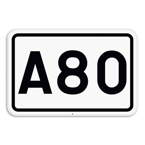 Verkeersbord SB250 F23b - Nummer van een autosnelweg