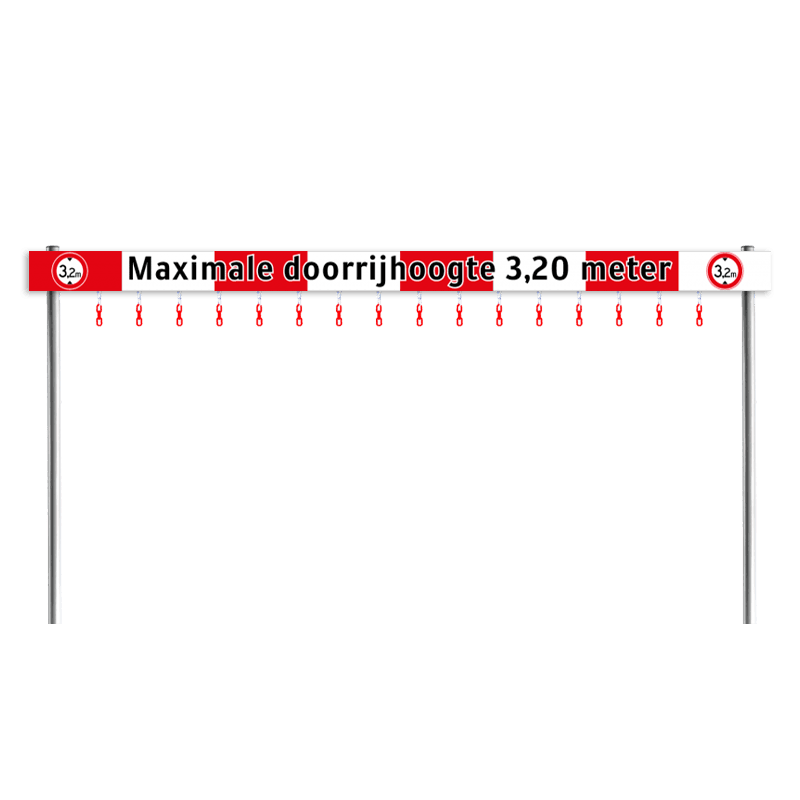 Doorrijhoogteportaal TS - Ligger 200mm - verzwaard profiel klasse 3