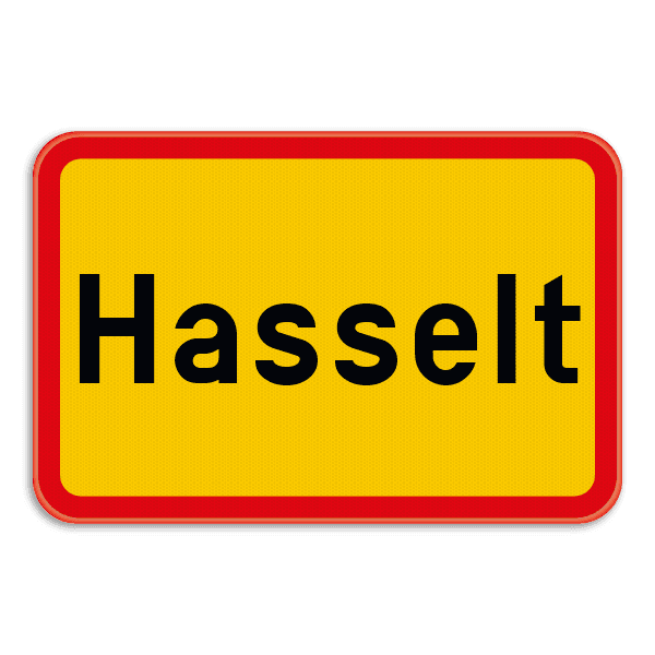 Verkeersbord SB250 F43 - Plaatsnaambord