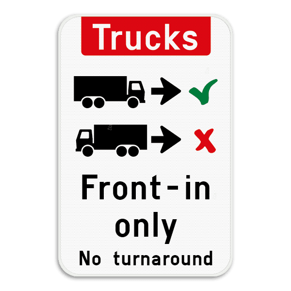 Panneau Trucks Drive In Forwards Only