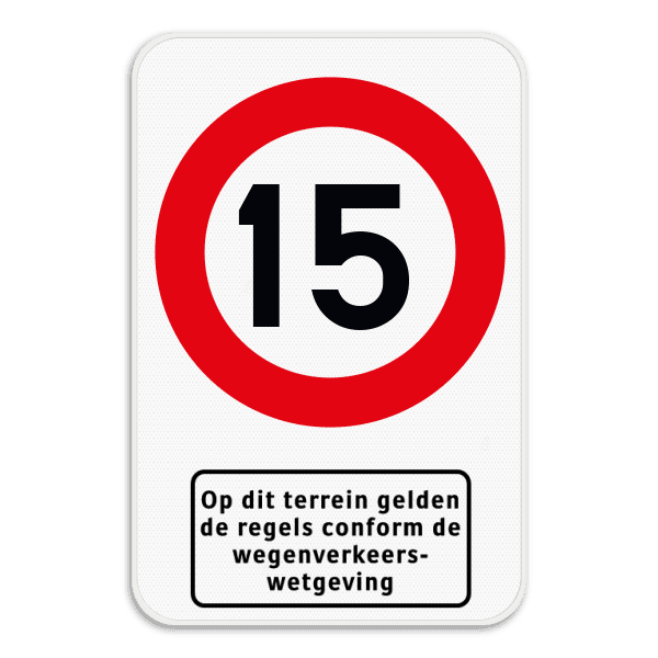 Verkeersbord - C43 - Ondertekst