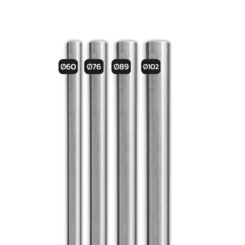 Edelstahl Absperrpfosten Ø60-102mm – mit Bodenanker oder Bodenmontage