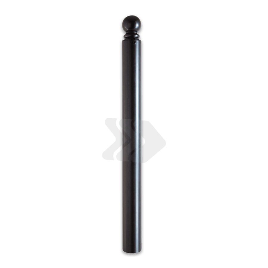 Poteau de trottoir – Type Leeuwarden – noir RAL9016 (mat)