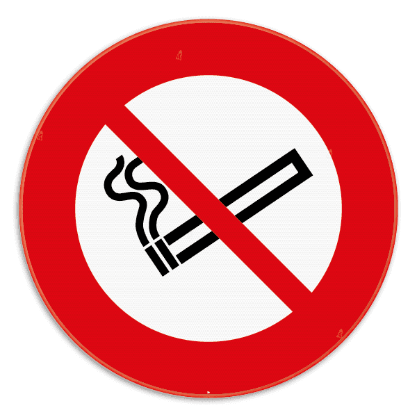 Panneau de signalisation - Interdiction de fumer
