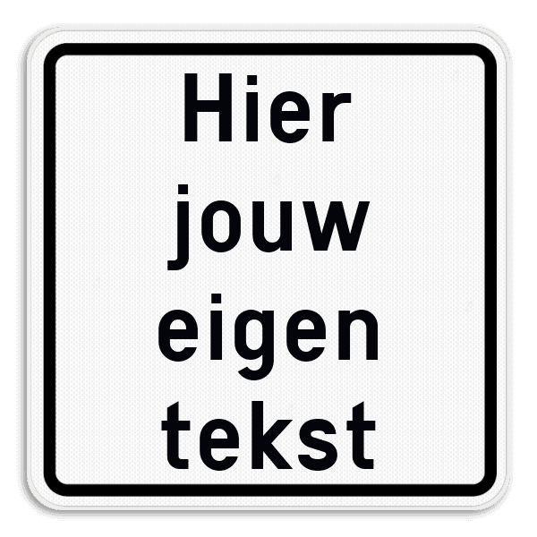 Tekstbord 1:1
