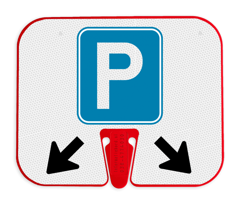 ConeSign - panneau d'information en plastique pour cône de signalisation