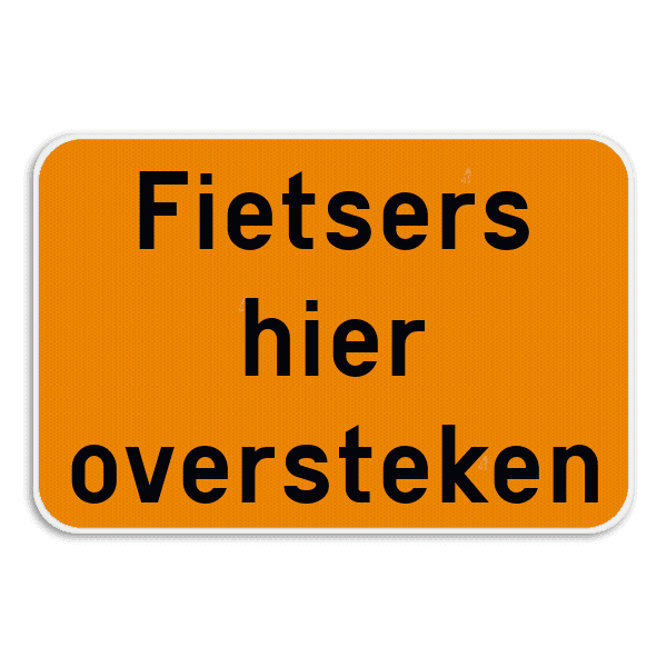 Tekstbord landscape 3:2 - eigen tekst