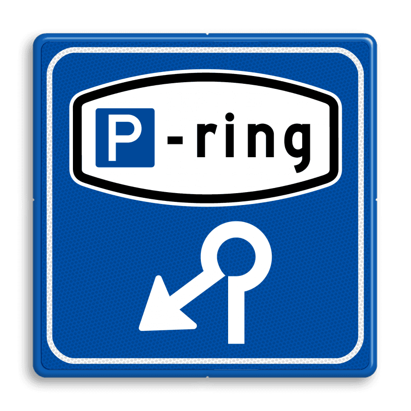 Verkeersbord RVV BW205 - Parkeerringverwijzing
