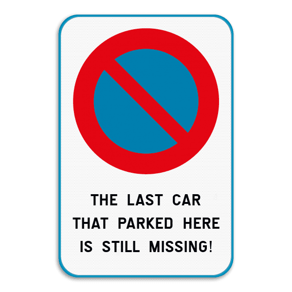 Parkeerverbod - Car still missing