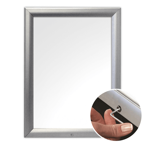Posterhouder A4 tot A0 formaat - waterproof met inbusslot