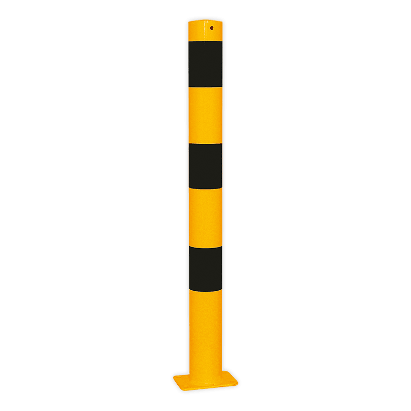 Rampaal Ø89x900mm met voetplaat