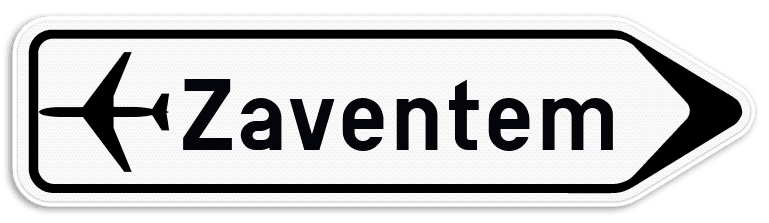Verkeersbord SB250 F33a - Bewegwijzeringsbord op afstand Rechts