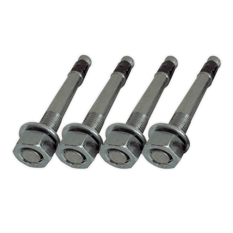 Bevestigingset type 2 - M16x120mm t.b.v. vloermontage (set 4 stuks)
