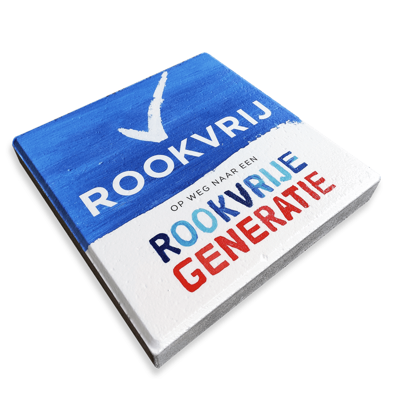 Stoeptegel 300x300mm - 80mm dik - Rookvrije Generatie