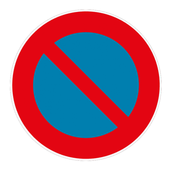 Vloersticker - Verkeersteken België