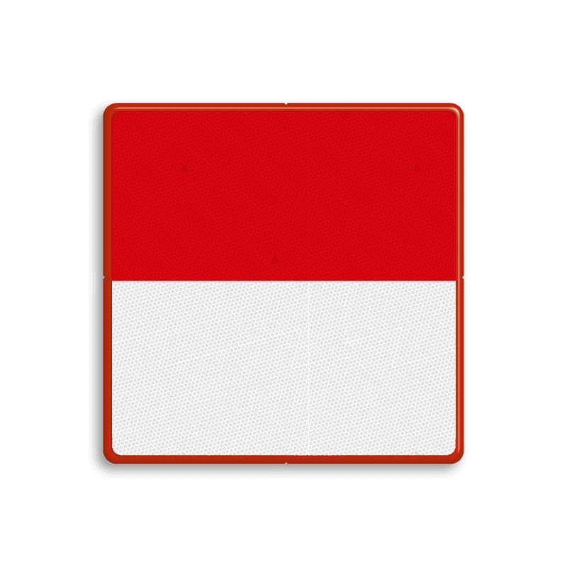 Dagteken rood boven wit (Art. 3.25 BPR)