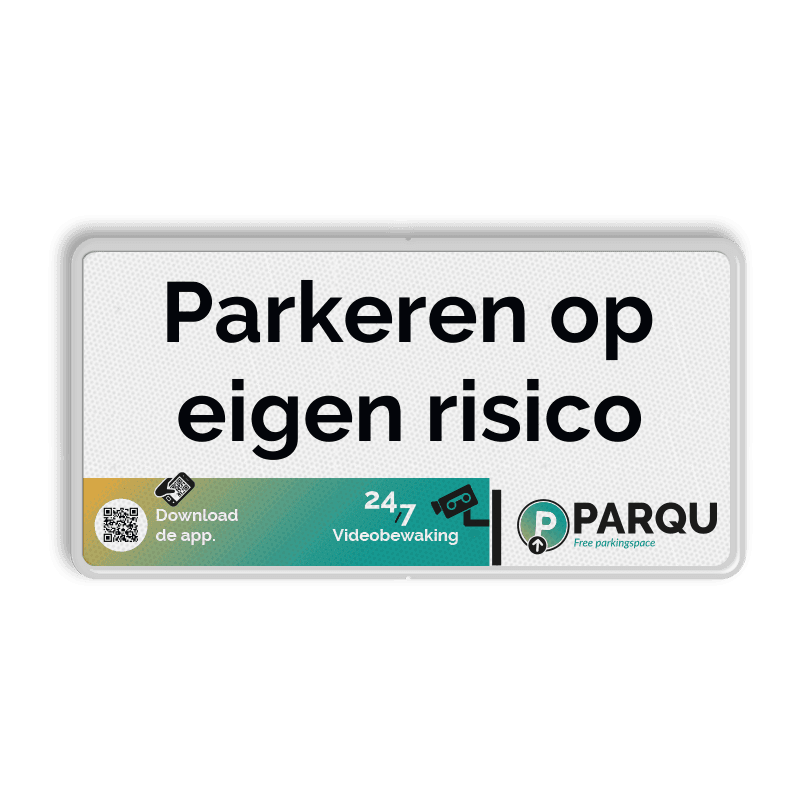 Informatiebord PARQU - 2-1 | Tekstvlak
