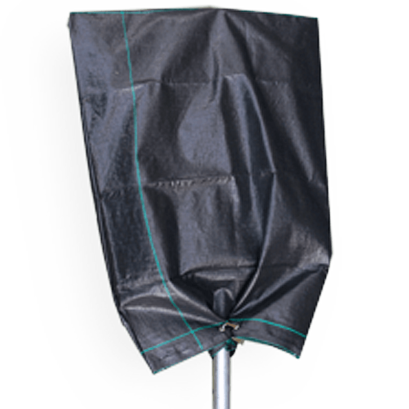 Afdekhoes zwart 800x1050, polypr. 4 ringen (40 stuks)