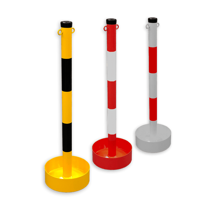 Poteau de guidage - Pied rond ouvert 300mm - Ø60x1000mm