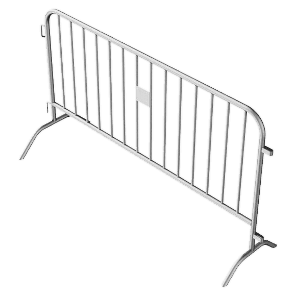 Dranghek staal 15,5kg - 200cm - 14 spijlen