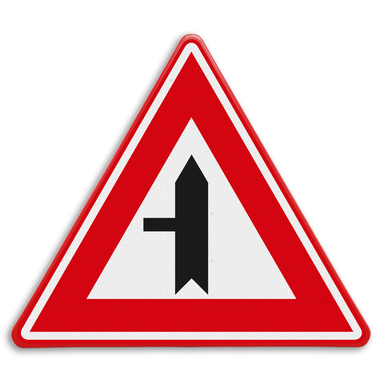 Verkeersbord RVV B04 - Voorrangskruispunt weg van links