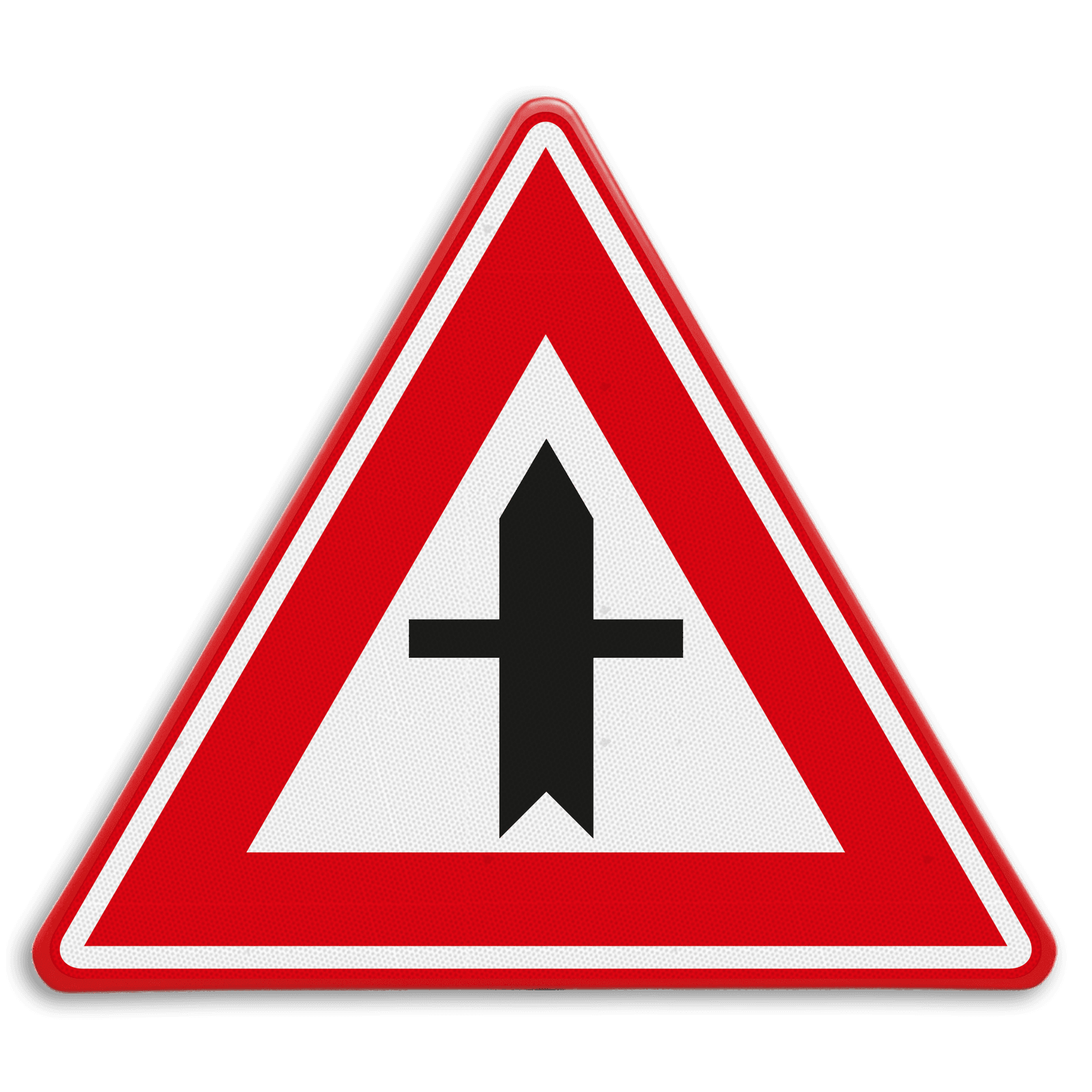 Verkeersbord RVV B03 - Voorrangskruispunt, je hebt voorrang
