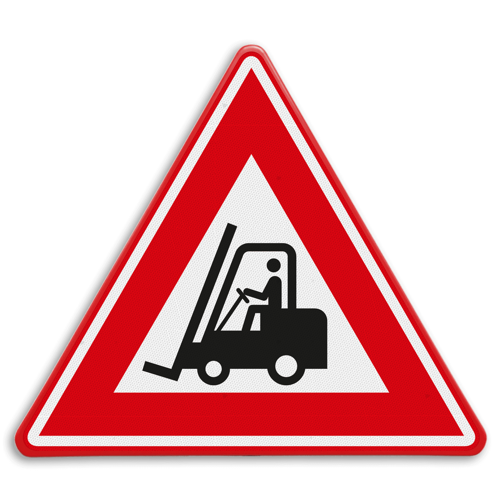 Verkeersbord - waarschuwing heftruck