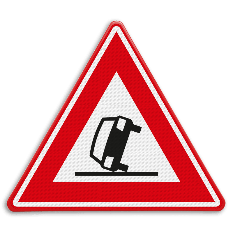 Verkeersbord RVV J34 - Vooraanduiding ongeval