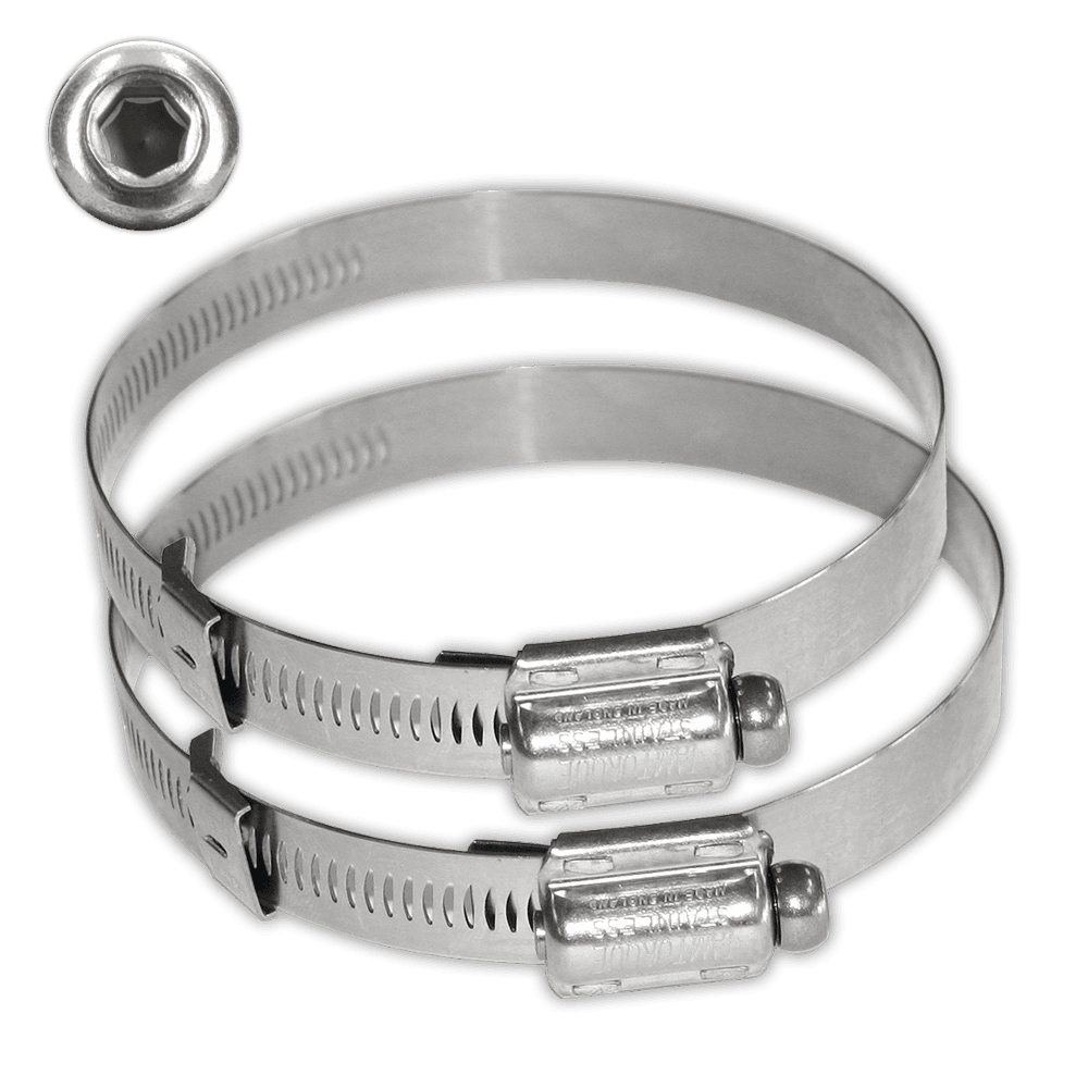 Schneckenschraubschellen Anti-Diebstahl Variante | Tam-Torque Schlauchklemme (2er-Set)