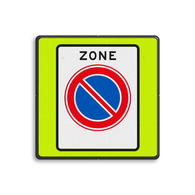 Verkeersbord RVV E01zbf - parkeerverbod - Start parkeerzone