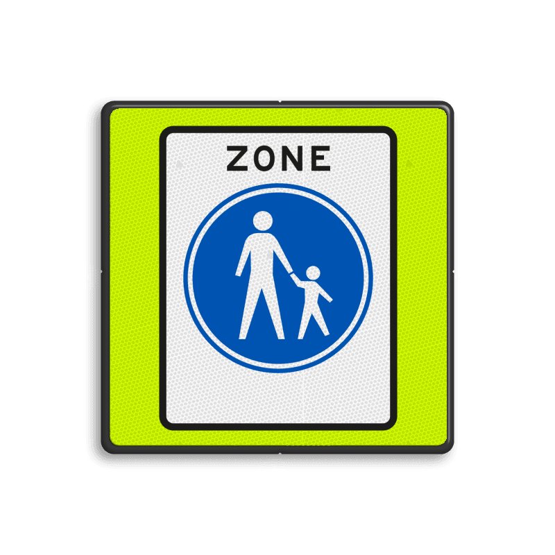 Verkeersbord RVV G07zbf - Start voetgangerszone